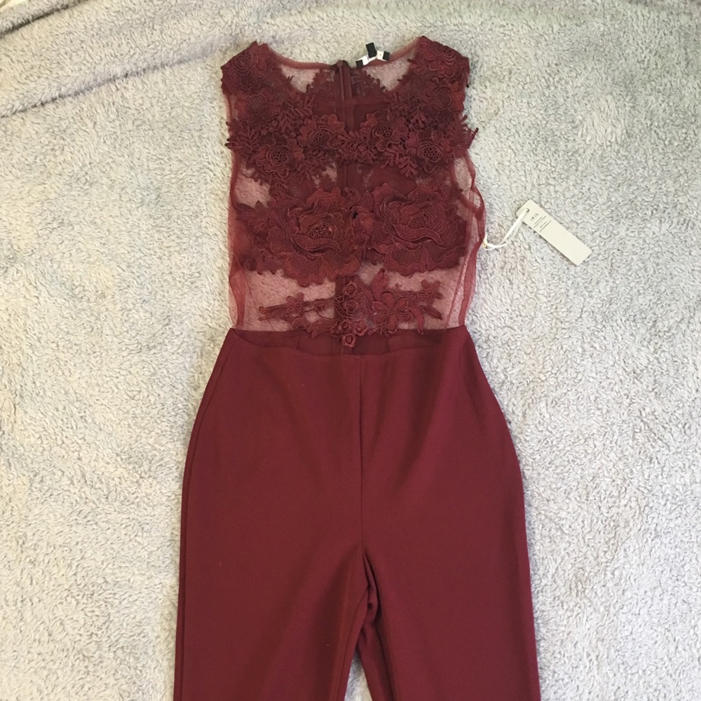 Women’s Lace Top Jumpsuit